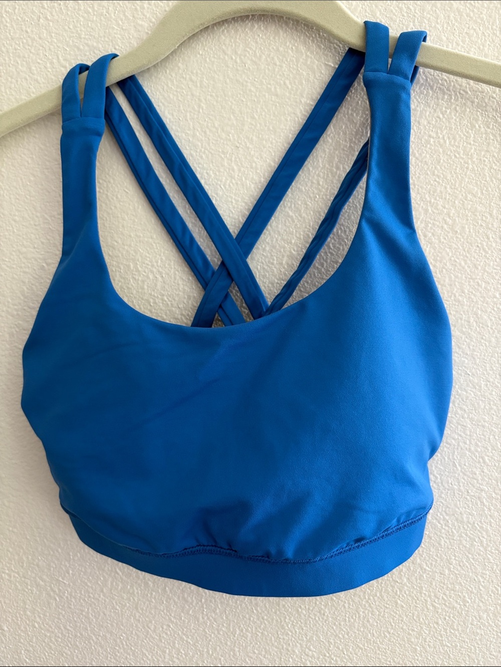 lululemon athletica Strappy Sports Bra in Bright Blue